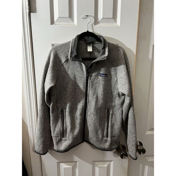 Patagonia Other - Patagonia Fleece jacket Outdoor High neck Vintage Raglan Logo Size S Gray